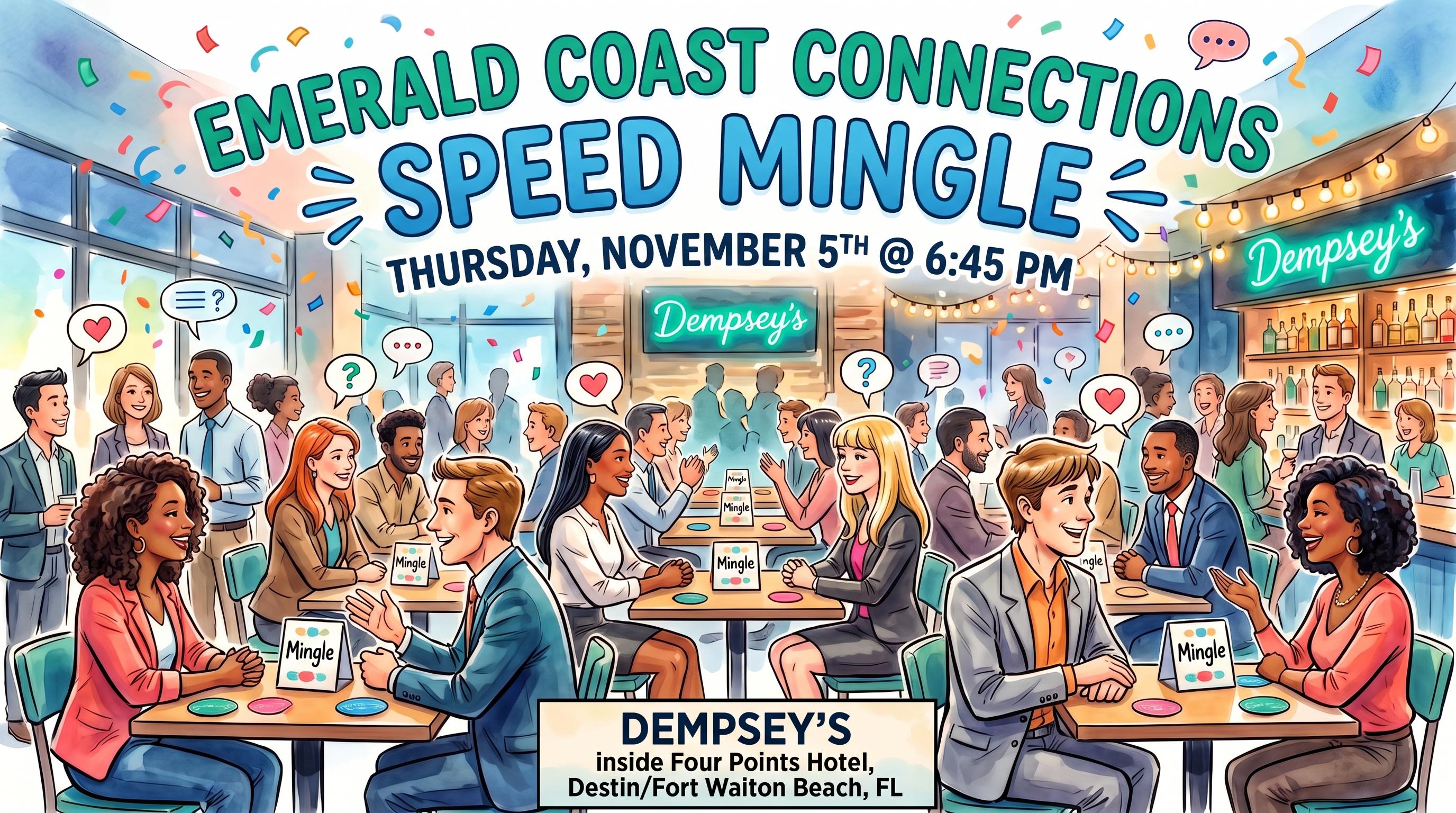 Emerald Coast Connections Speed Mingle